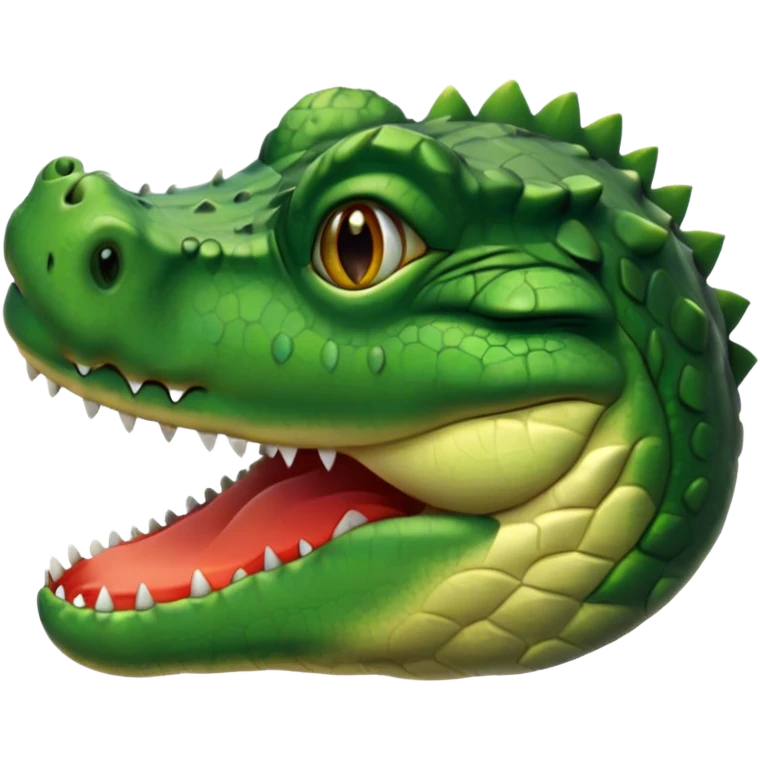 Crying croc emoji
