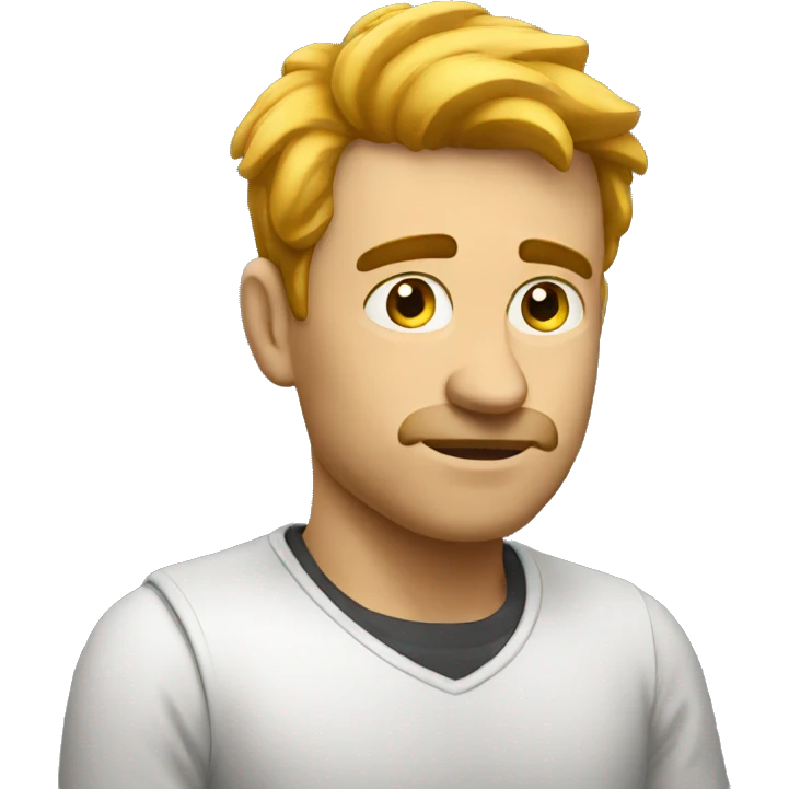 man thinking emoji