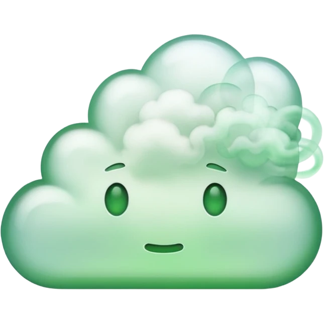 smell smoke green emoji