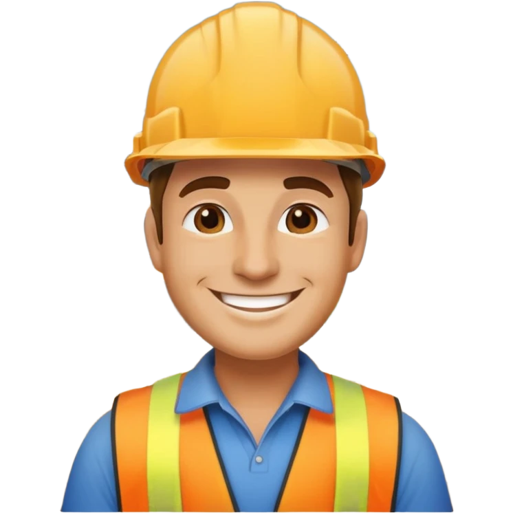 Construction owner happy emoji