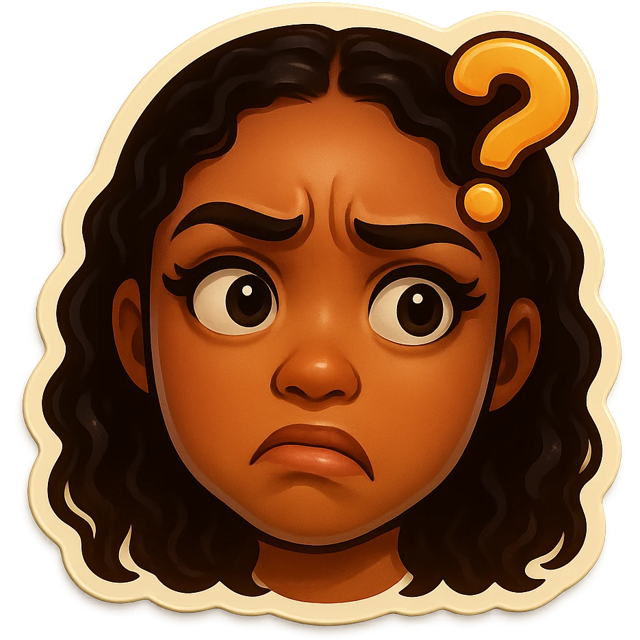 confusion in the face  emoji