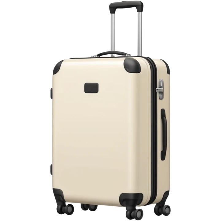aesthetic ivory minimal suircase with wheels emoji