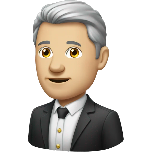 Пушкин с пером в руке emoji