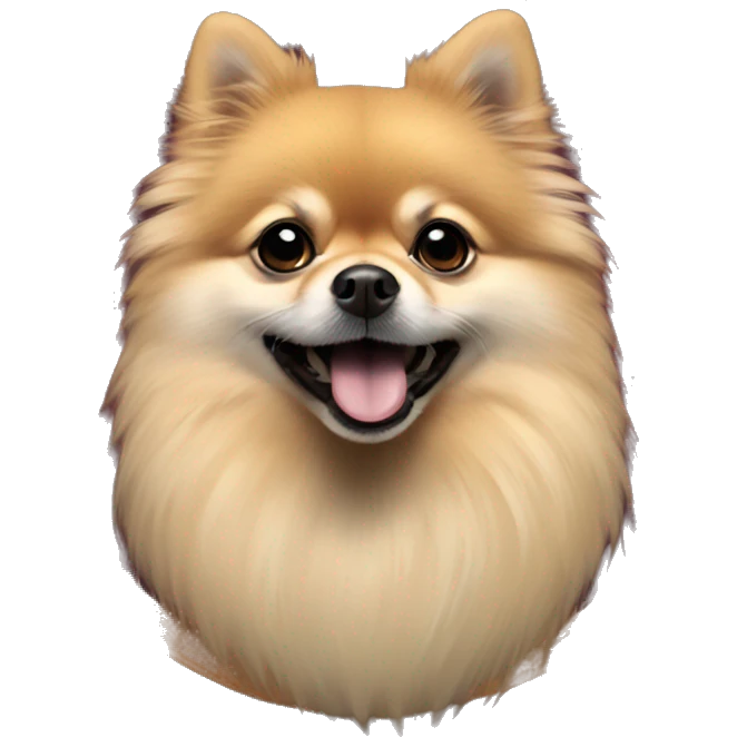 Pomeranian shamanic emoji