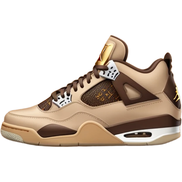 jordan 4 luis vuitton emoji