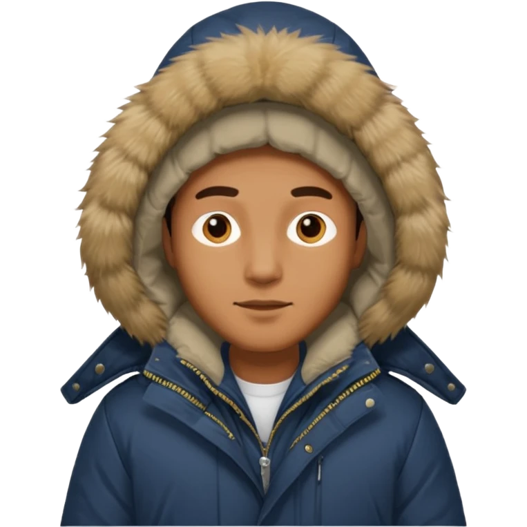 Man in parka emoji