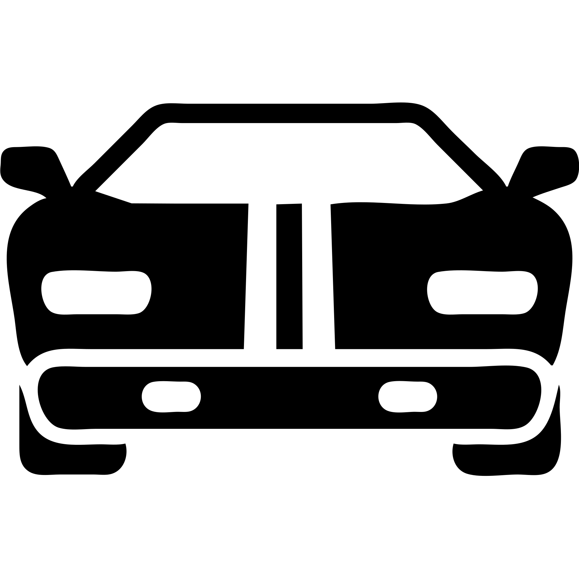 A Lamborghini Countach in a black filled icon style, with racing stripes. emoji