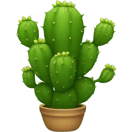 round Nopal emoji