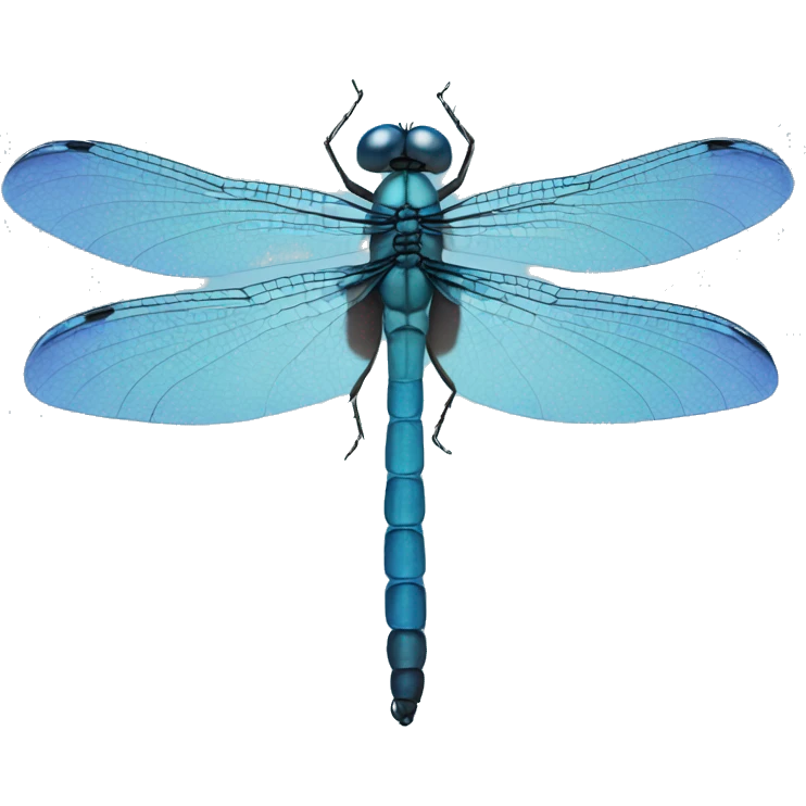 blue dragonfly emoji