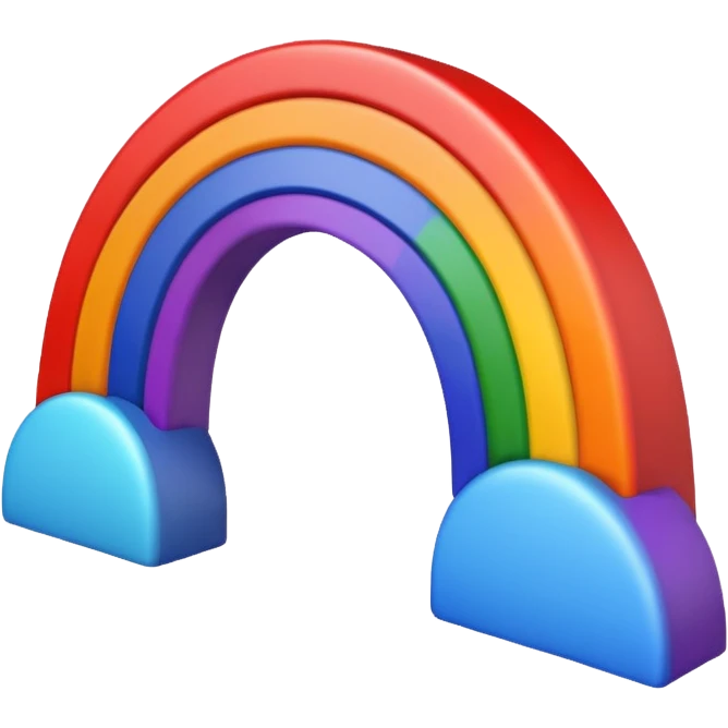 A rainbow ࿕ emoji