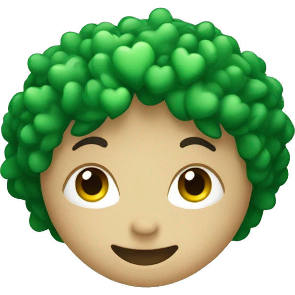 Forest green heart emoji