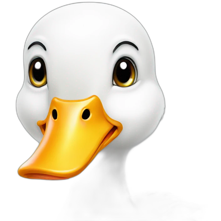 white duck emoji