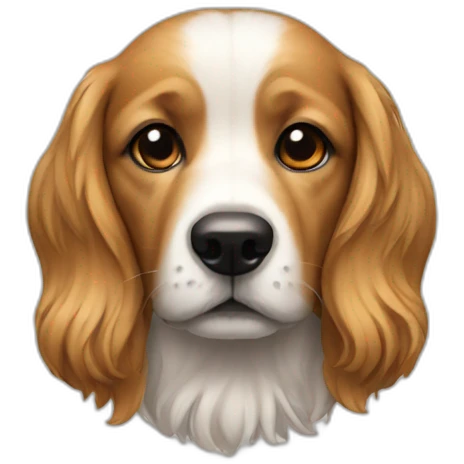 artistic dog emoji