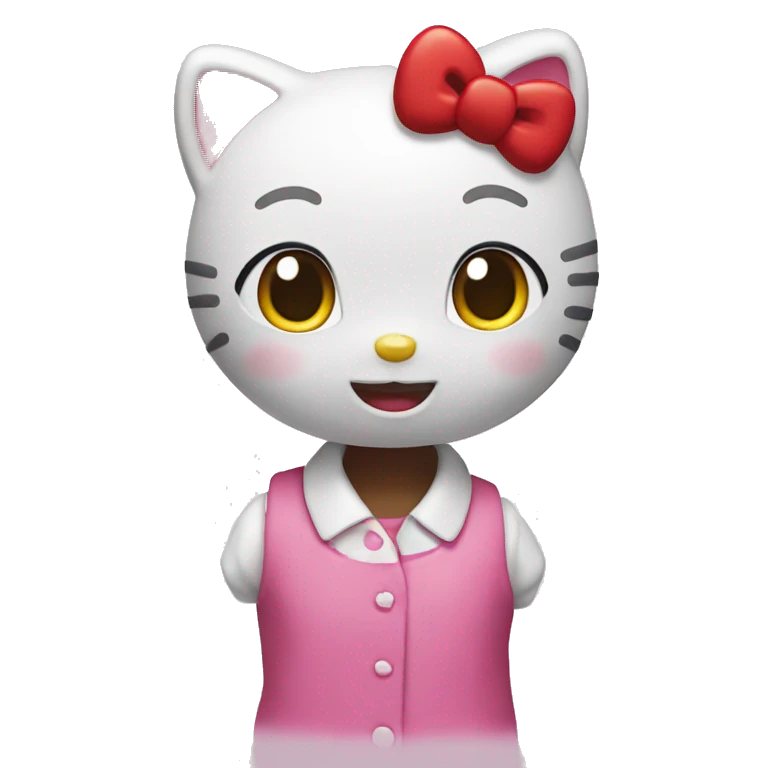 Hello kitty say yes  emoji