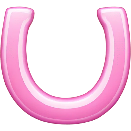 Horseshoe pink  emoji