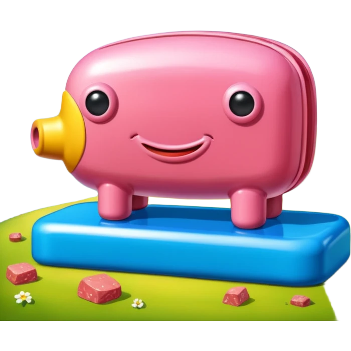  SPAM meat jeff koons style sculpture arty landscape  emoji
