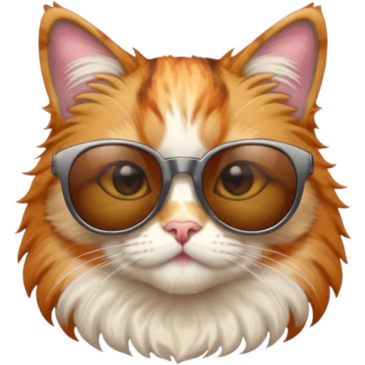 Cat wearing sunglasses emoji