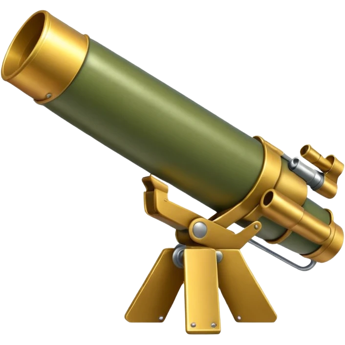 olive-colored shoulder-mounted rocket launcher emoji