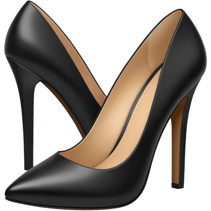 Black office pumps emoji