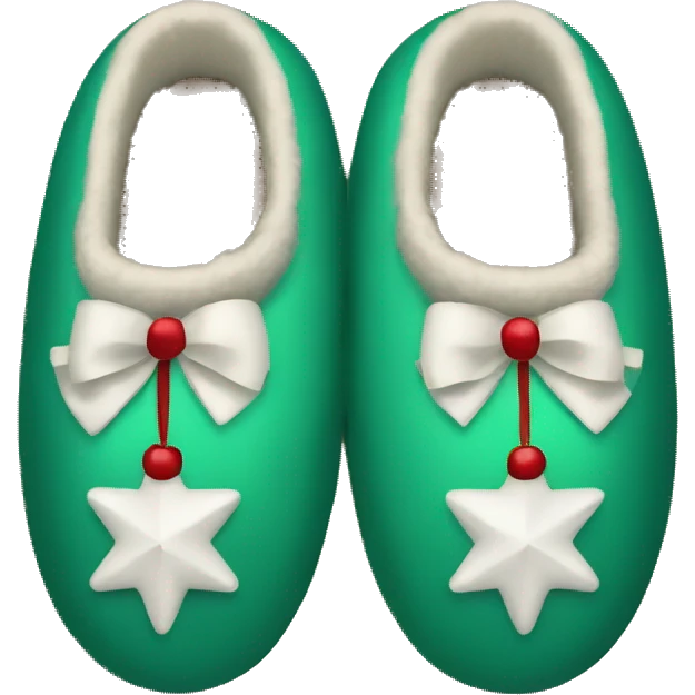 Christmas slippers emoji