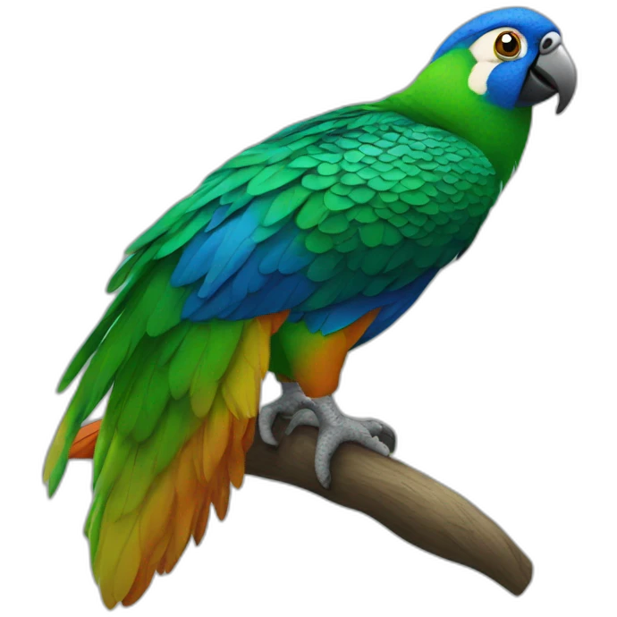 Parrot Peacock emoji