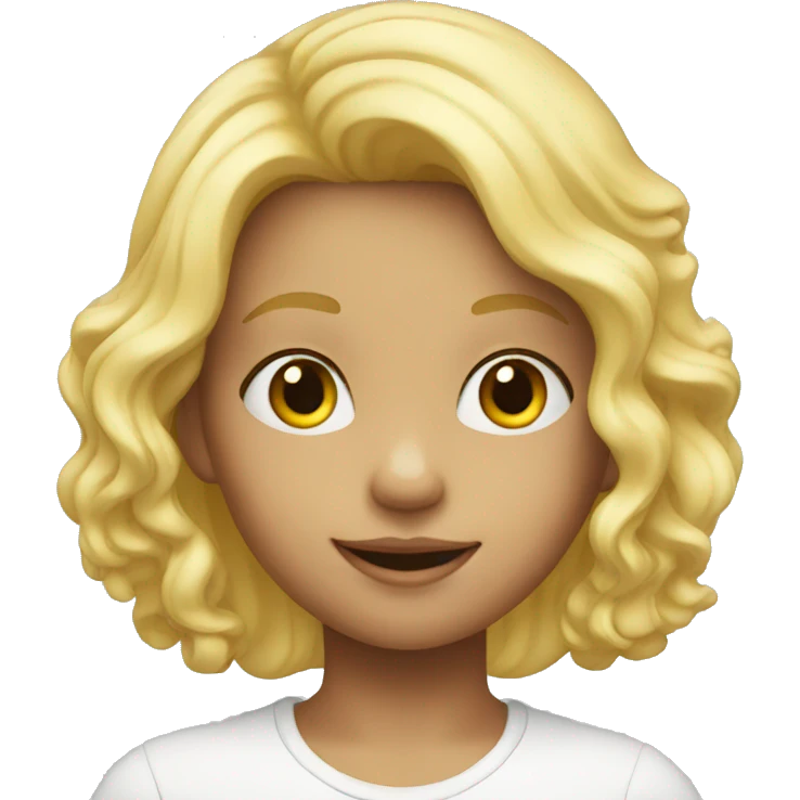 blond child emoji