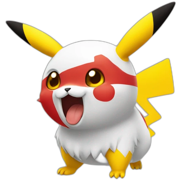Pikachu rouge emoji