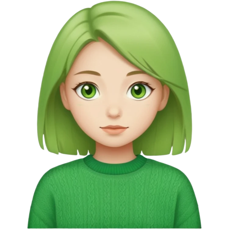 Matcha girl emoji