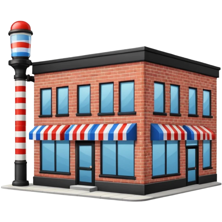 Barbershop building image emoji