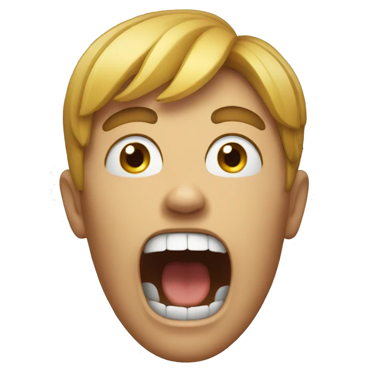 screaming emoji