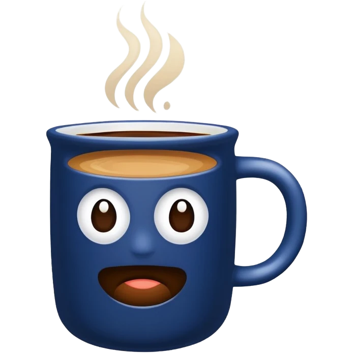 dark-blue-mug-with-coffee emoji