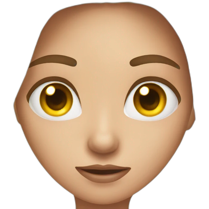 girl sweating emoji