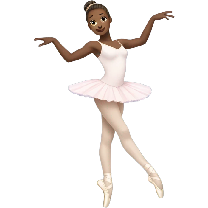 Ballet dancer in thigh highs emoji