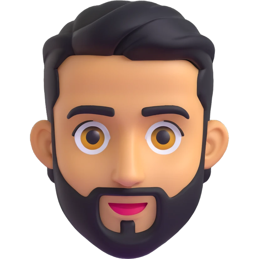 Riyad Mahrez, famous Algerian footballer, portrait, 3D emoji style emoji