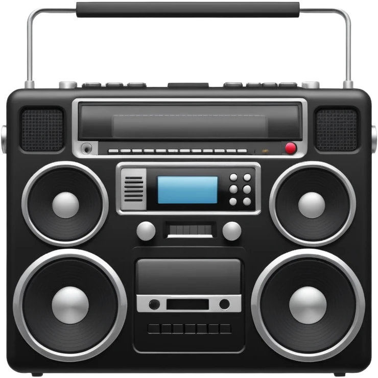 minimalistic boombox emoji