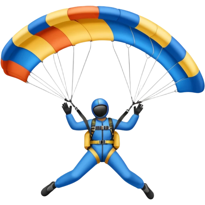 sky diving equipment emoji