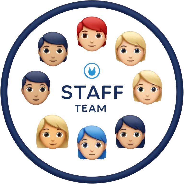 Staff team logo with name emoji