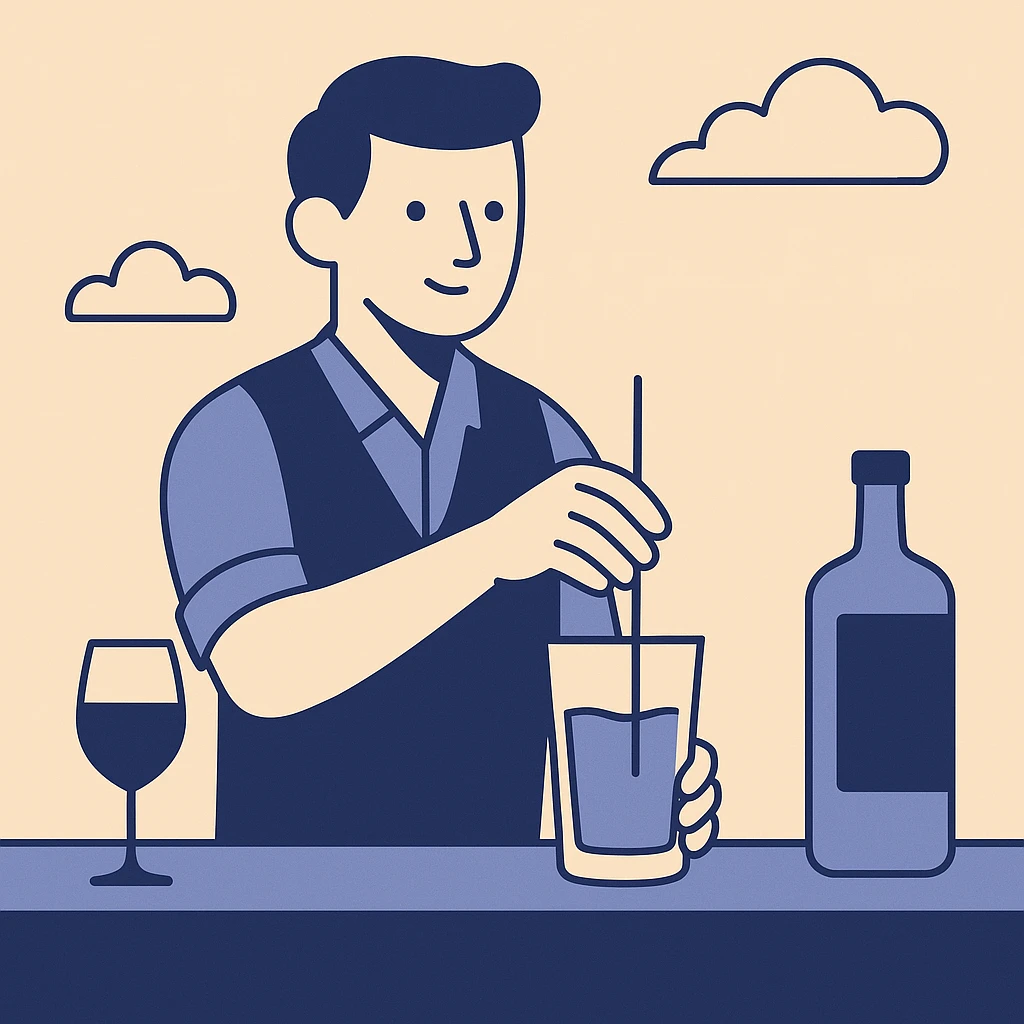 bartender mixing drinks emoji