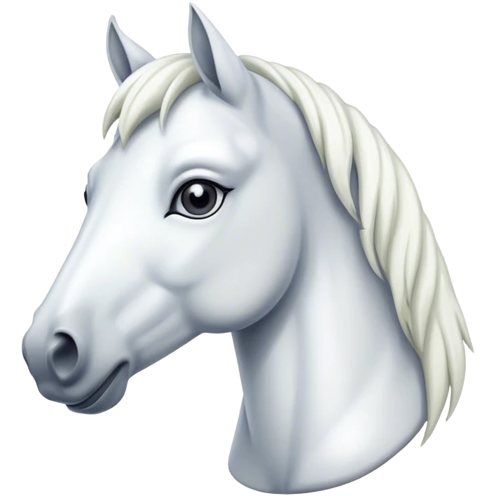 white horse emoji
