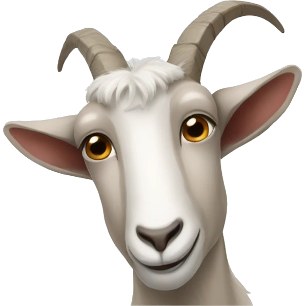 Goat thumb emoji