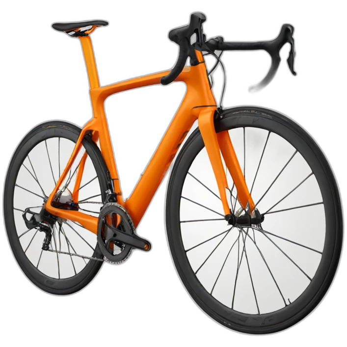 Orange Carbon road bike emoji