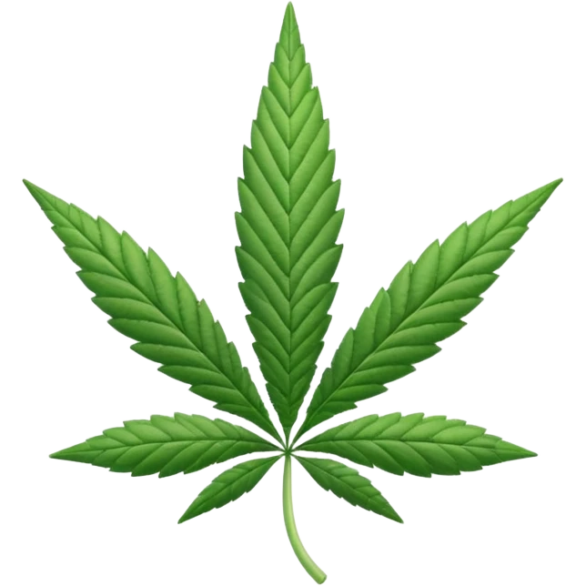 white marijuana icon emoji