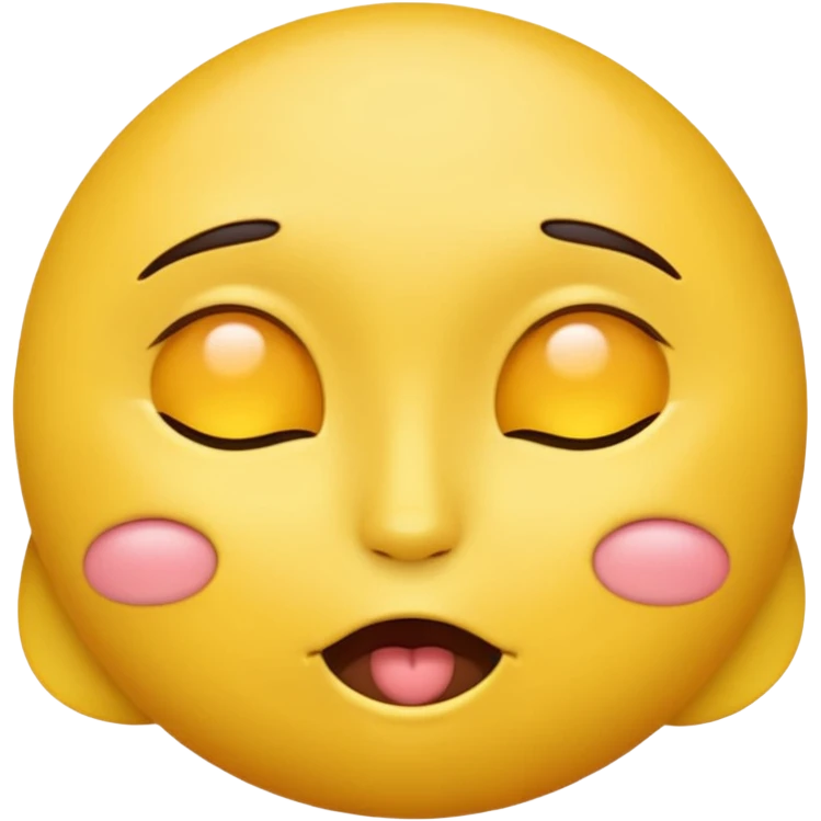 Yellow emoji head spreading it's ass cheeks emoji