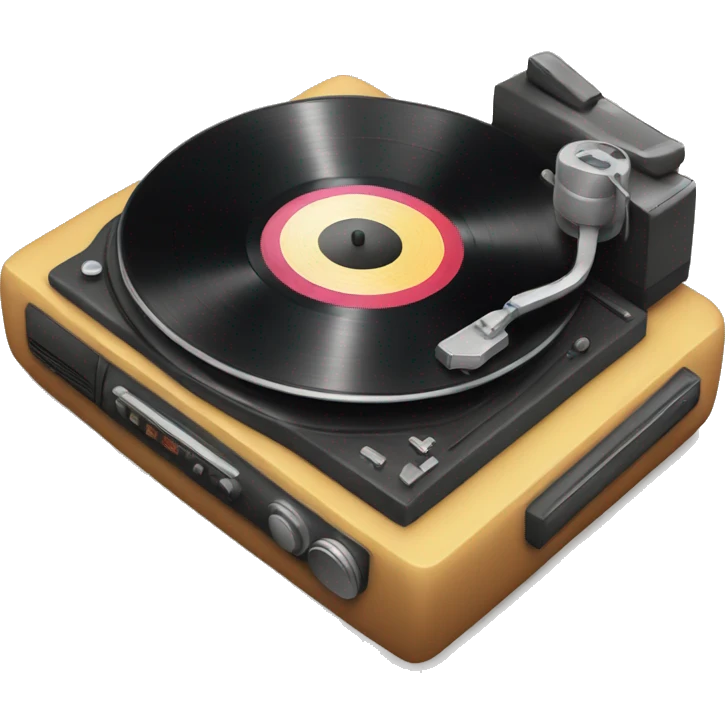 vinyl record player emoji