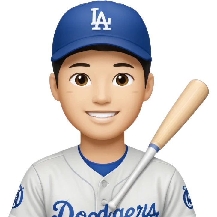 Shohei Ohtani (Đogers) baseball player  emoji