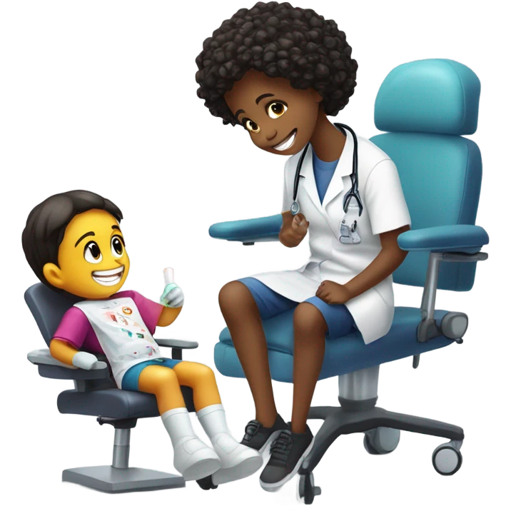 a child donates blood emoji