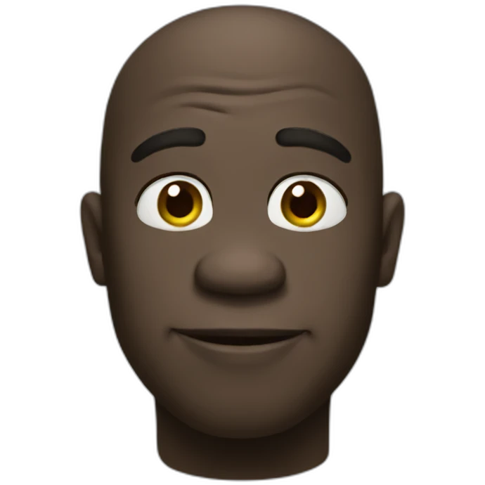 black shrek emoji