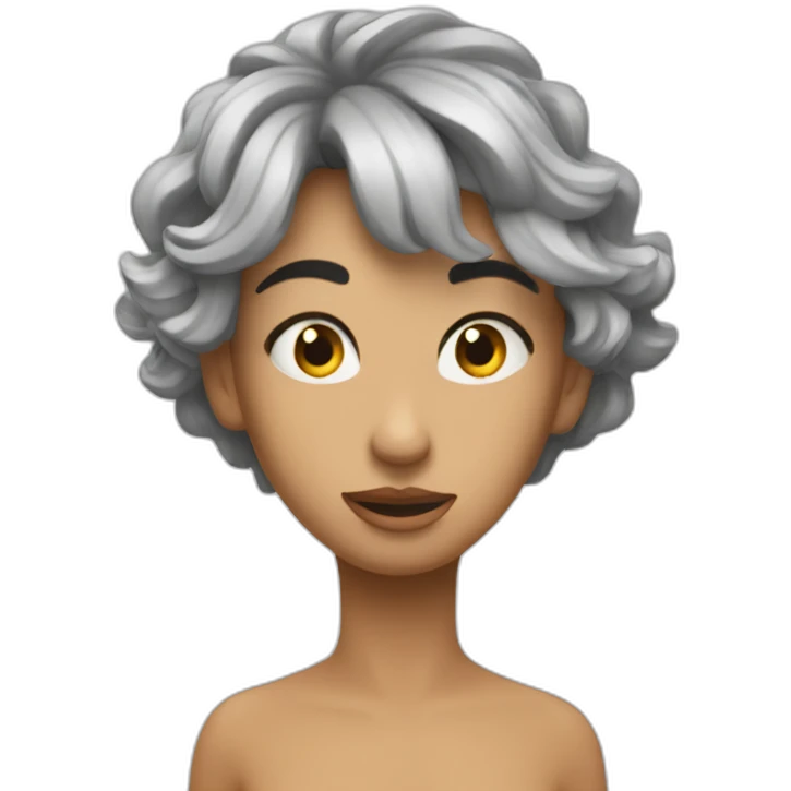 Meuf à poil emoji