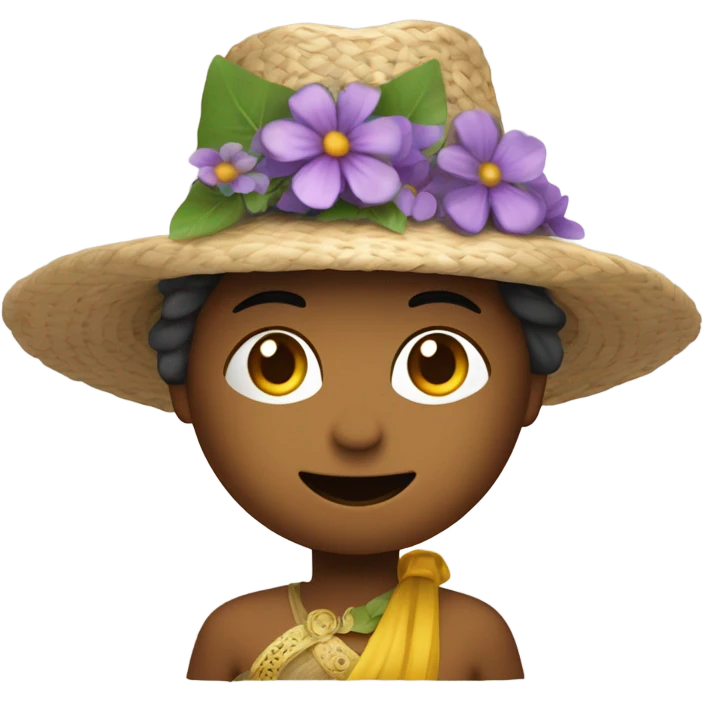 une yodleuse entrain de chanter du yodel emoji