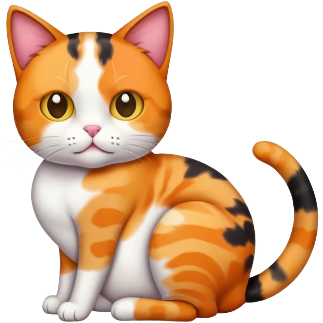 Pregnant cat  emoji